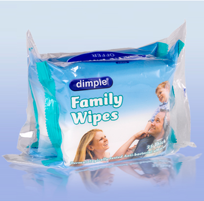 Dimple Family Wipes 25’s TWIN PACK